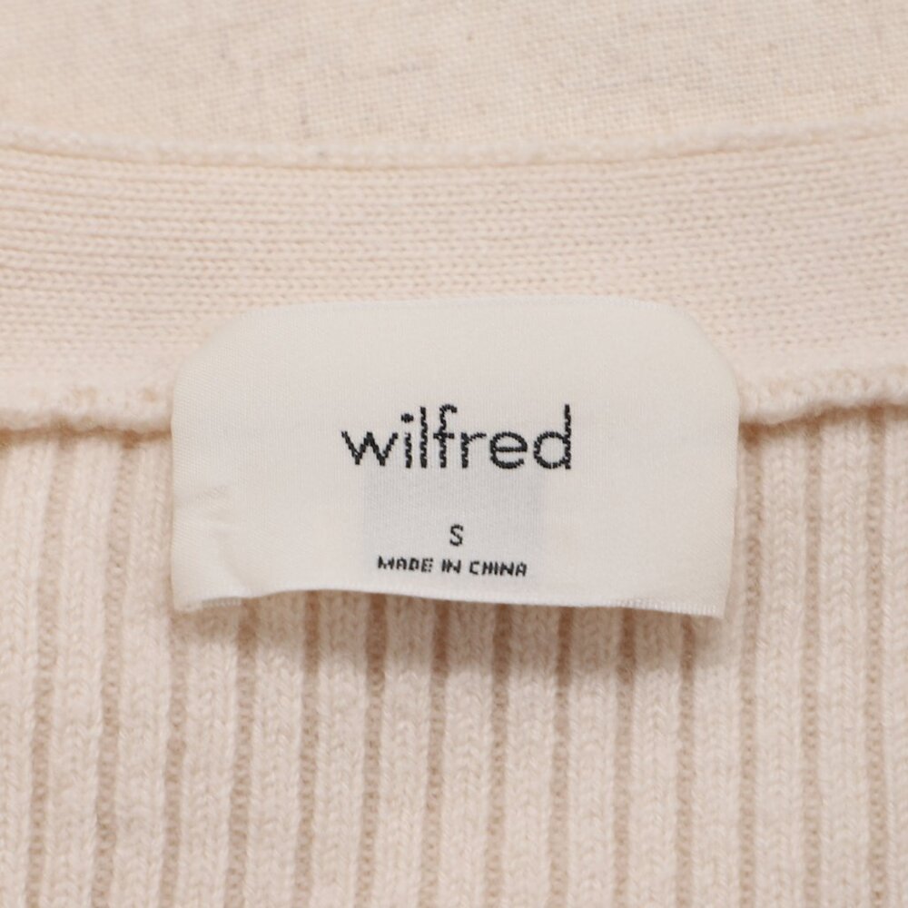 WILFRED ARITZIA Merino Wool Carina Cardigan Sweater Puff Sleeve Size S - Picture 8 of 9